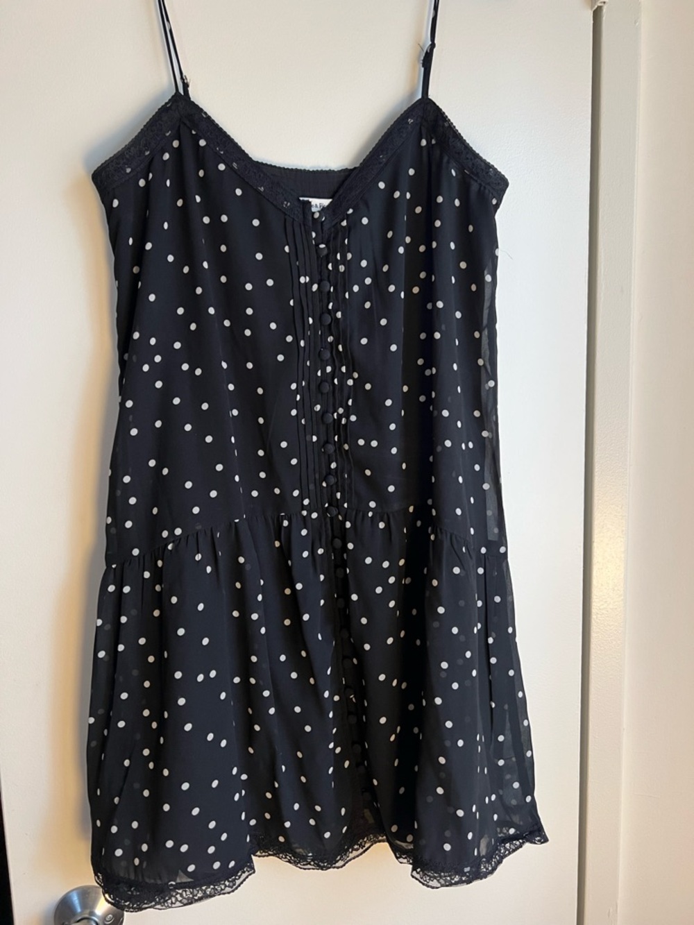 Abercrombie & Fitch Black Lace-Trim dress